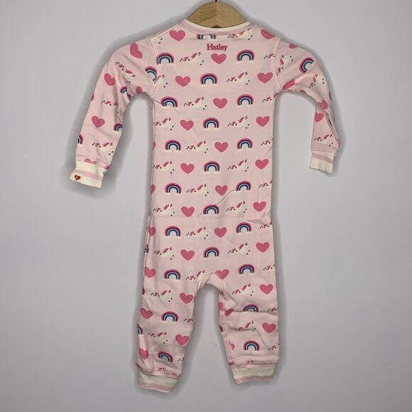 Hatley Unicorn One-piece Pajamas 9-12 - Picture 2 of 3